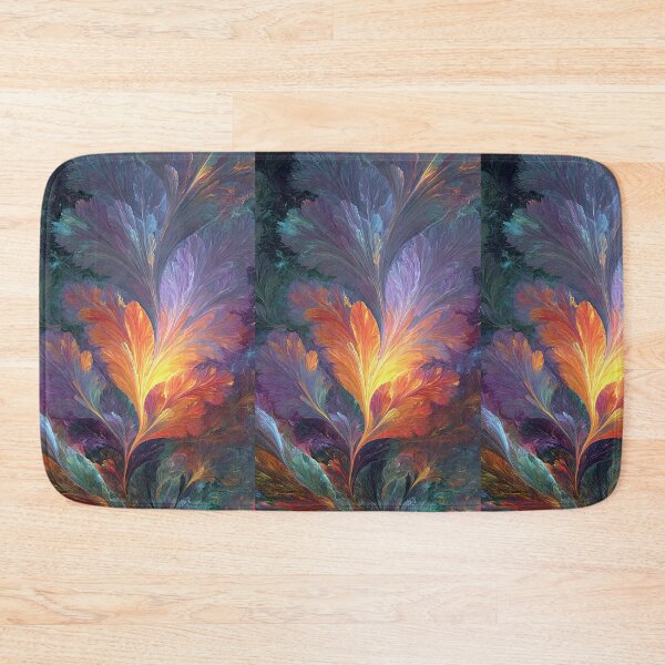 Item preview, Radiant Fractal Feather Plume – Abstract Digital Artwork designed and sold by TreatLLC.