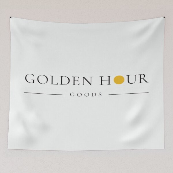 Item preview, Golden Hour Goods Logo – Minimalist Sun-Inspired Branding for Elegant Lifestyle Products designed and sold by Bright Nest Studio.
