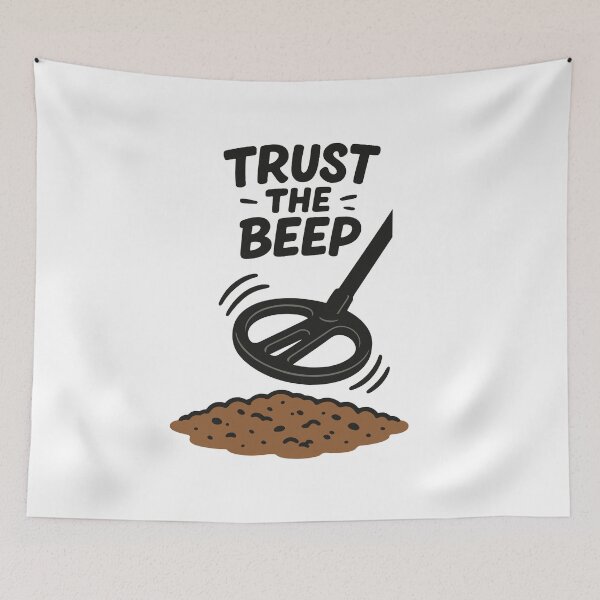 Item preview, Trust The Beep Treasure Hunt Design designed and sold by LuminOrb.