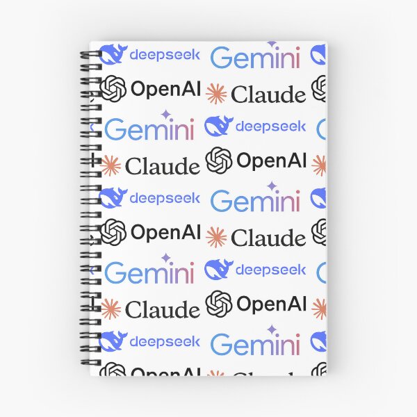 Item preview, popular AI chatbots sticker pack, claude,deepseek,chatgpt, gemini  designed and sold by SnapYourStyle.