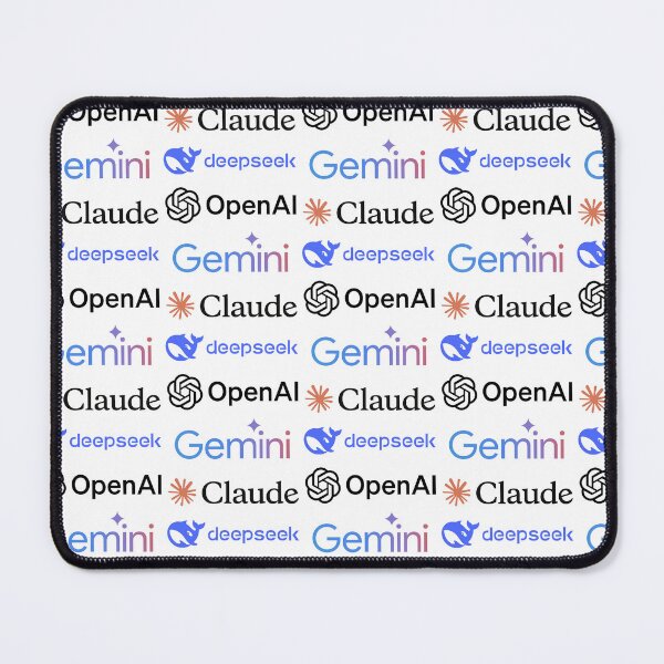 Item preview, popular AI chatbots sticker pack, claude,deepseek,chatgpt, gemini  designed and sold by SnapYourStyle.