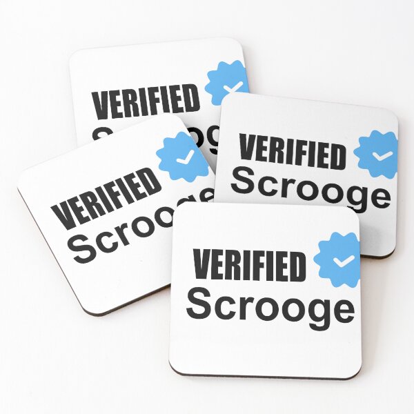 Item preview, Verified Scrooge - Bah Humbug designed and sold by GriffinRey.