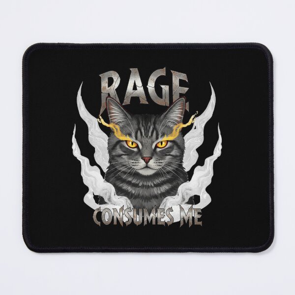 Item preview, Rage Consumes Me Cat Rage Consumes Me Cat designed and sold by faridman.