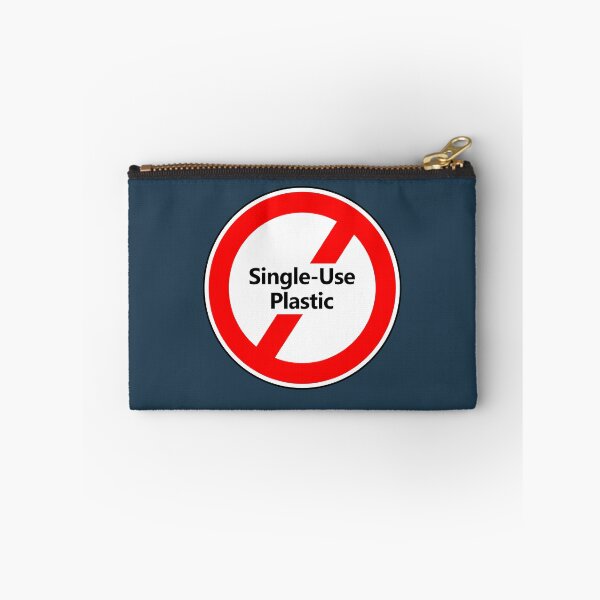Item preview, Ban Single-Use Plastic Prohibition Sign - Environmental Activism Graphic designed and sold by denip.