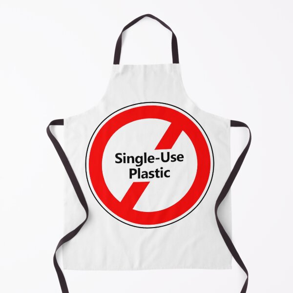 Item preview, Ban Single-Use Plastic Prohibition Sign - Environmental Activism Graphic designed and sold by denip.
