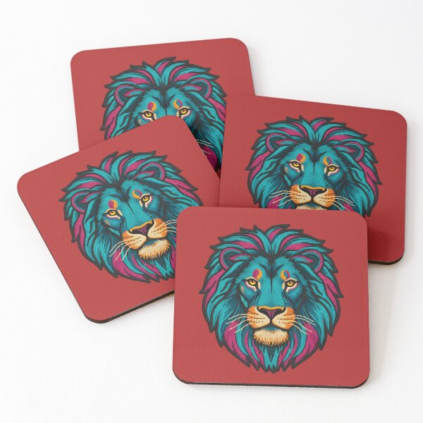 Item preview, EMBROIDERED PATCH OF A LION designed and sold by infinitearte.