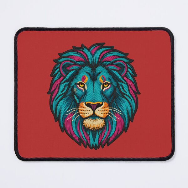 Item preview, EMBROIDERED PATCH OF A LION designed and sold by infinitearte.