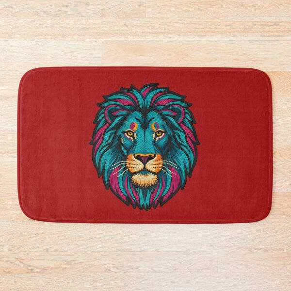 Item preview, EMBROIDERED PATCH OF A LION designed and sold by infinitearte.