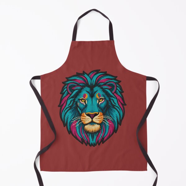 Item preview, EMBROIDERED PATCH OF A LION designed and sold by infinitearte.