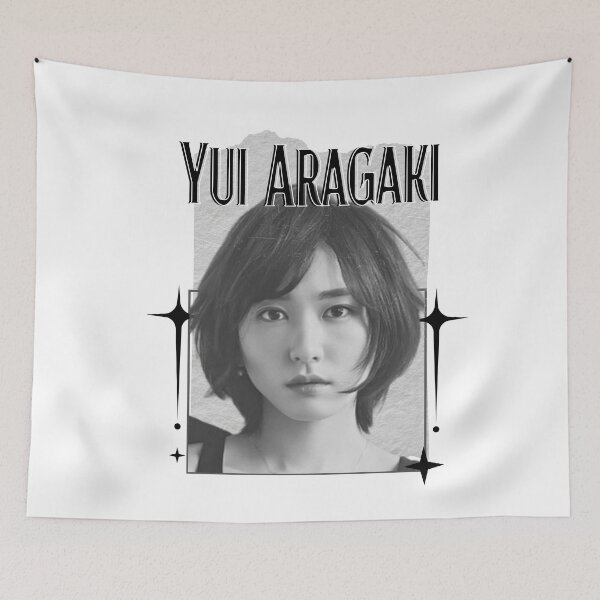 Item preview, Yui Aragaki (新垣 結衣, あらがき ゆい) Japanese Actresses Japan drama Entertainment Scrapbook Collage Cozy Y2K Vintage Design designed and sold by HELL0WBELLO.