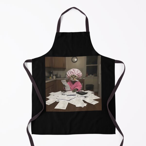 Item preview, Funny Monthly Expenses Cat in Robe designed and sold by Pawrizzma POD.