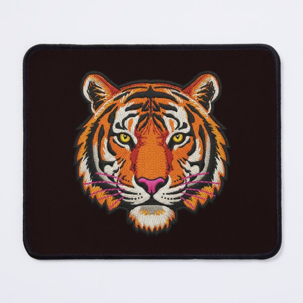 Item preview, EMBROIDERED PATCH OF A TIGER designed and sold by infinitearte.