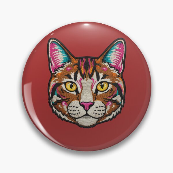 Item preview, EMBROIDERED PATCH OF A CAT designed and sold by infinitearte.