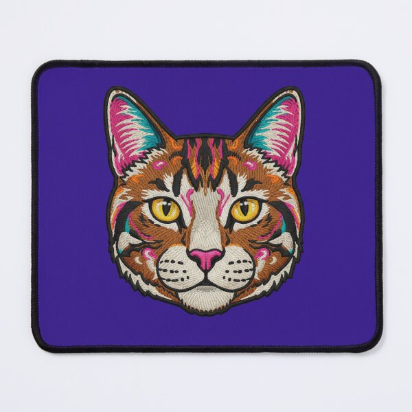 Item preview, EMBROIDERED PATCH OF A CAT designed and sold by infinitearte.