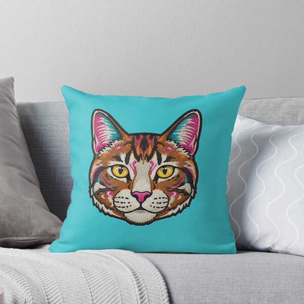 Item preview, EMBROIDERED PATCH OF A CAT designed and sold by infinitearte.