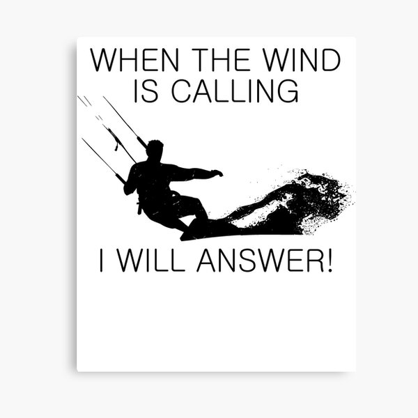 When the wind is calling Canvas Print