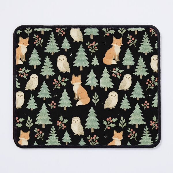 Item preview, Winter Forest Animals Pattern designed and sold by NitkiStudio.