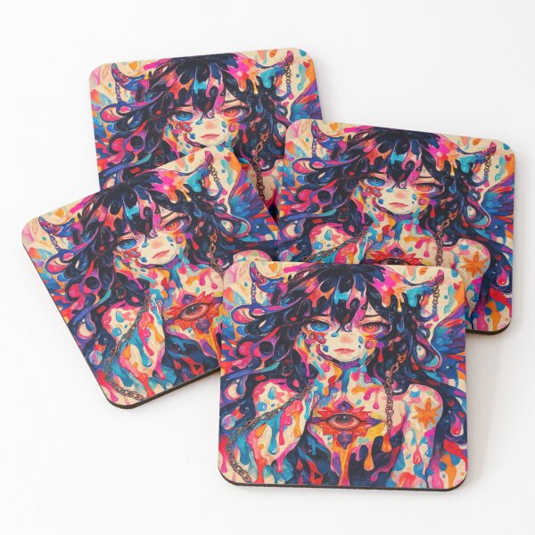 Item preview, Succubus of Colorful Inks and Chains designed and sold by Ecosetereos.