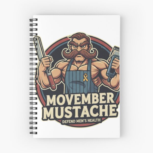 Item preview, Dapper Moustache Man - Whimsical Movember Character & Grooming Design designed and sold by Wear Sculpt.