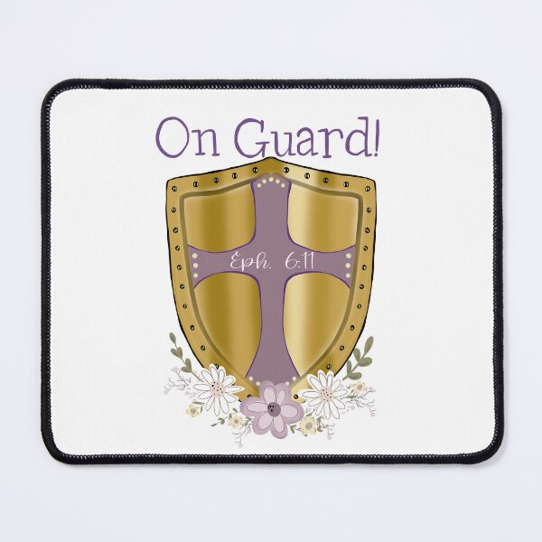Item preview, On Guard! Eph 6:11 Armor of God designed and sold by Willow & Grace Designs.
