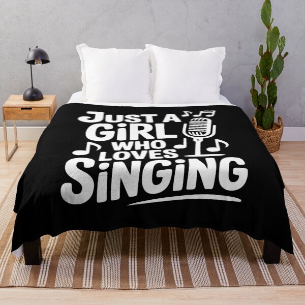 Item preview, Just a Girl Who Loves Singing designed and sold by Frank Ring.