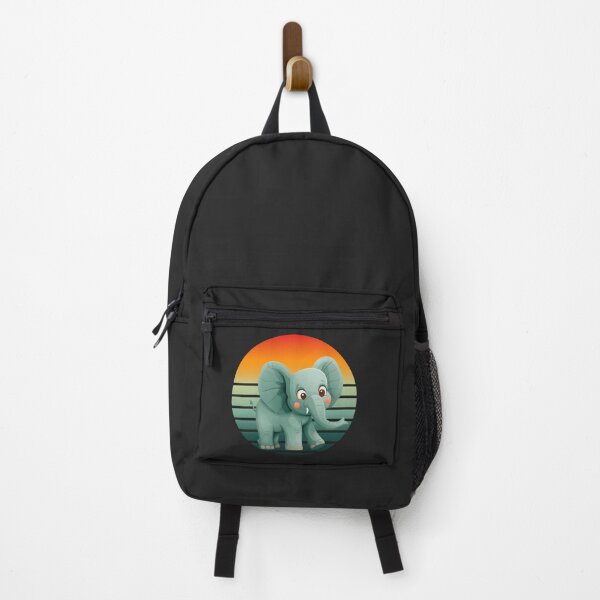 Item preview, Baby Elephant Retro Sunset designed and sold by OugelShop.