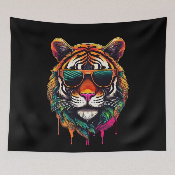Item preview, Tiger Chillwave - Cool Tiger Designs designed and sold by RockitBaby.
