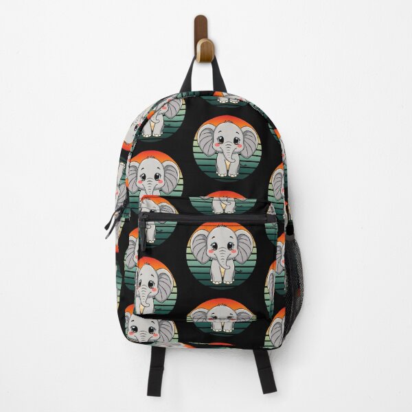 Item preview, Baby Elephant Retro Sunset designed and sold by OugelShop.