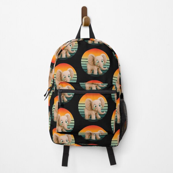 Item preview, Baby Elephant Retro Sunset designed and sold by OugelShop.