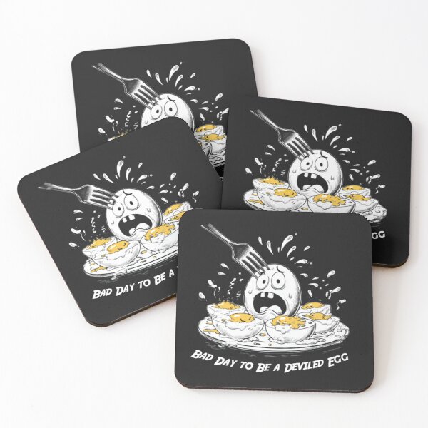 Item preview, Bad Day To Be A Deviled Egg, Funny Dark Humor Food designed and sold by BoxofMoments.