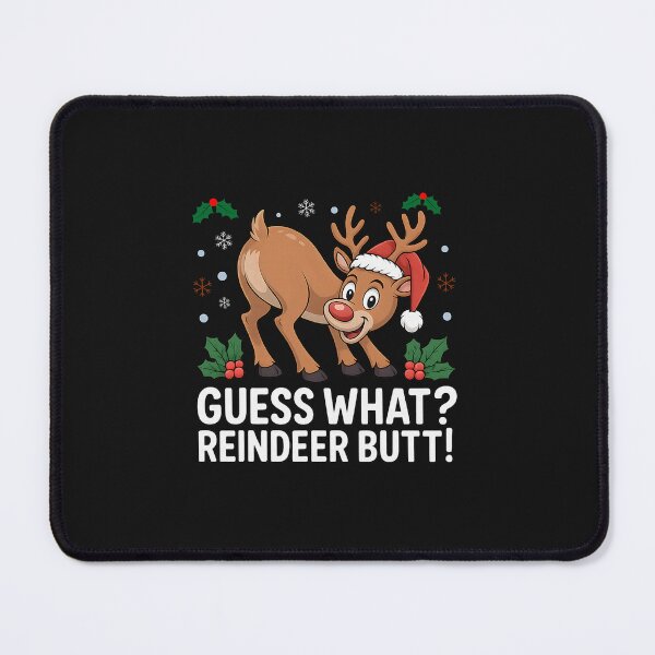 Item preview, Reindeer Butt Funny Cute Holiday Cheerful Winter Scene designed and sold by Han1986.