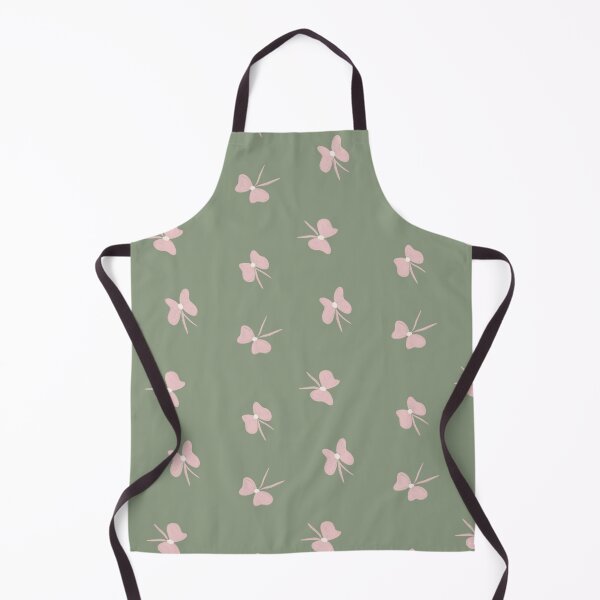 Item preview, Pink Chalk Bow on Sage Green | Cute Minimalist Aesthetic Design designed and sold by kpapiez.