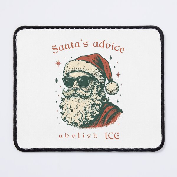 Item preview, Santa Advice Abolish Ice Bold Strong Winter Statement designed and sold by Han1986.