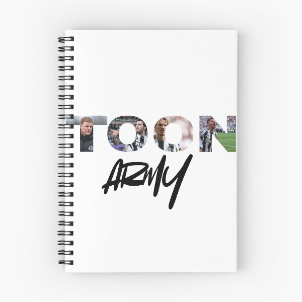 Artikelvorschau, Toon Army Newcastle United Typografie-Design – NUFC-Fan-Kunst entworfen und verkauft von Pokah79.