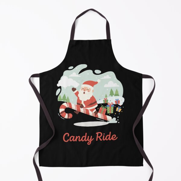 Item preview, Santa Riding Giant Candy Cane – Cute Whimsical “Candy Ride” Christmas designed and sold by stylishdzign.