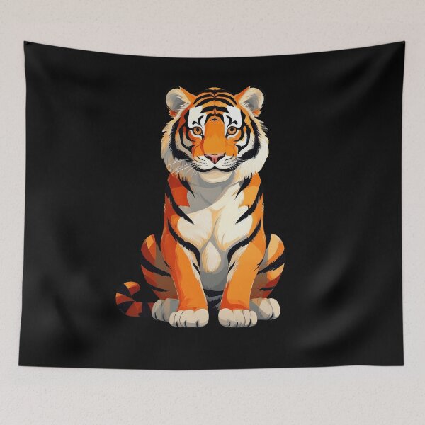 Item preview, Cuddly Striped Friend - Cute Tiger Designs designed and sold by RockitBaby.