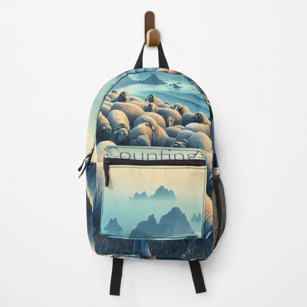 Item preview, Counting Sheep | Insomnia Art on a Misty Coastal Cliff designed and sold by daweave77.