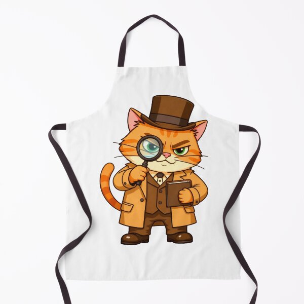 Item preview, Master Cat Investigates – Magnifying Glass & Notebook Ready! designed and sold by SmartDesigner-.