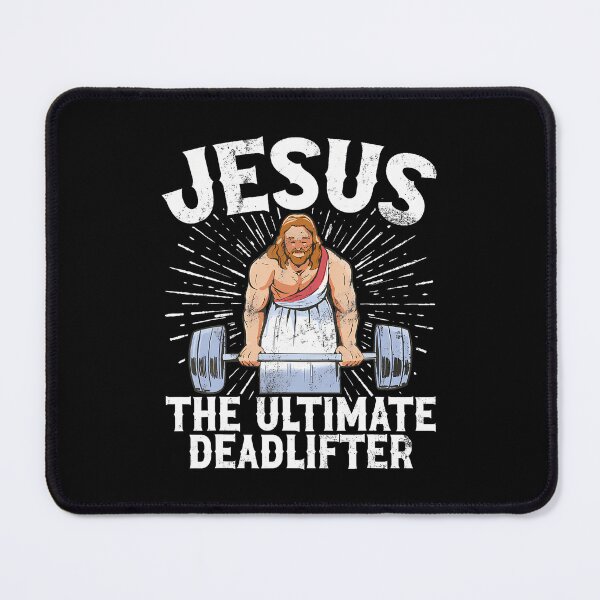 Item preview, Jesus The Ultimate Deadlifter Christian Gym Weightlifting designed and sold by BeverlyBrenda.
