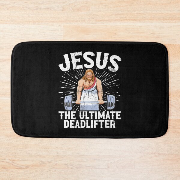 Item preview, Jesus The Ultimate Deadlifter Christian Gym Weightlifting designed and sold by BeverlyBrenda.
