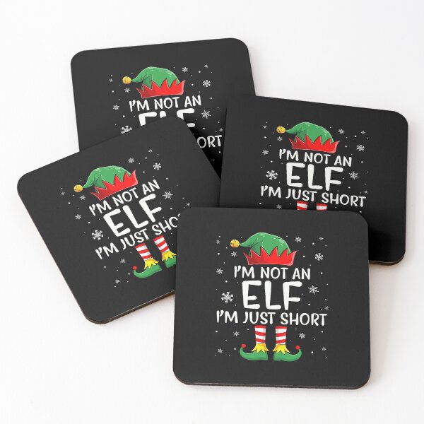 Item preview, Not An Elf Just Short Funny Cute Holiday Snow Scene designed and sold by barrycantre11.