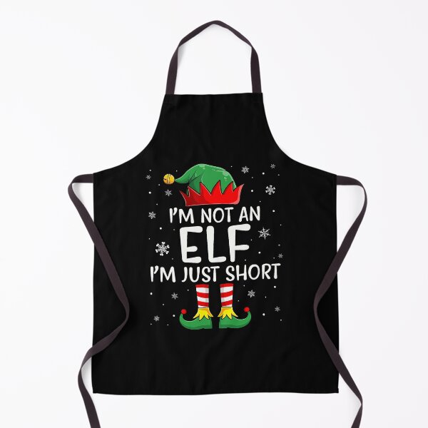 Item preview, Not An Elf Just Short Funny Cute Holiday Snow Scene designed and sold by barrycantre11.