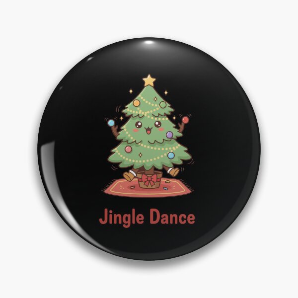 Item preview, Cute Dancing Christmas Tree – Kawaii “Jingle Dance” Holiday  designed and sold by stylishdzign.