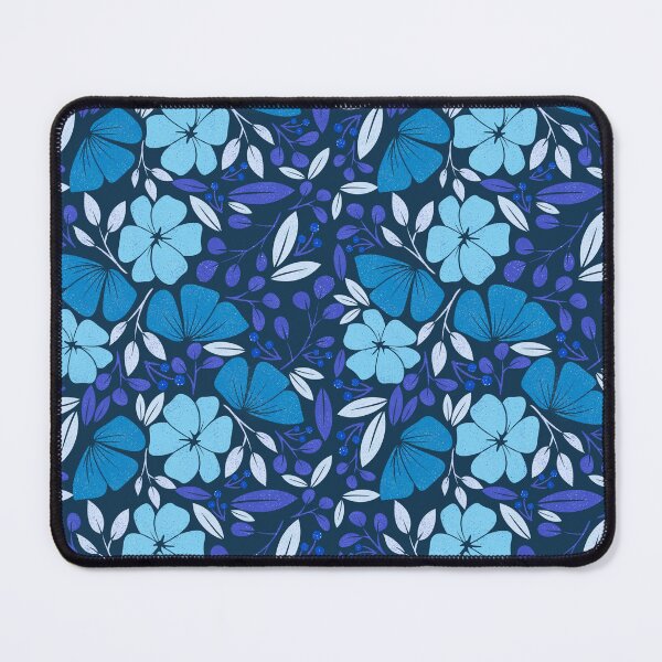 Item preview, Deep Blue Berries and Blooms designed and sold by studioaudrea.
