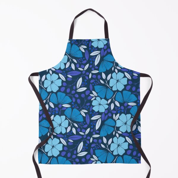 Item preview, Deep Blue Berries and Blooms designed and sold by studioaudrea.