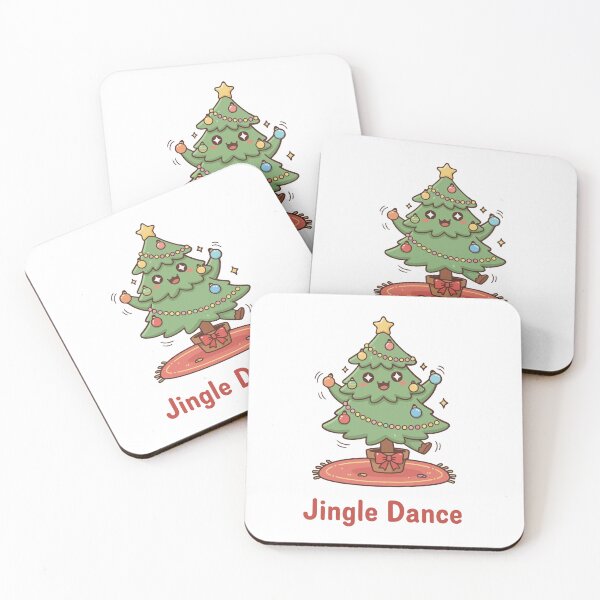 Item preview, Cute Dancing Christmas Tree – Kawaii “Jingle Dance” Holiday  designed and sold by stylishdzign.