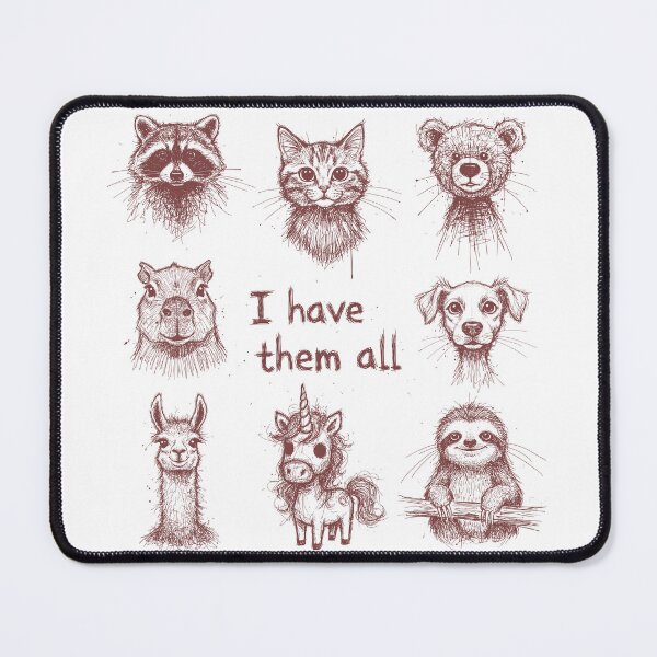 Item preview, I have them all - Animal cuddle pile designed and sold by DigitalPartisan.