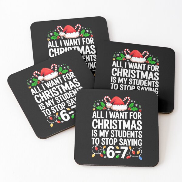 Item preview, Funny Teacher 67 Christmas Six Seven Students Saying 6-7 designed and sold by URGlden.