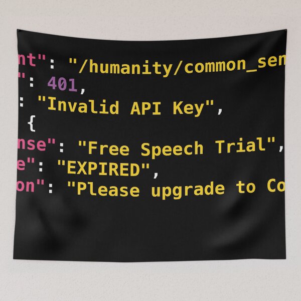 Item preview, Common Sense 401: Free Speech Trial Expired designed and sold by CaptainSeren.