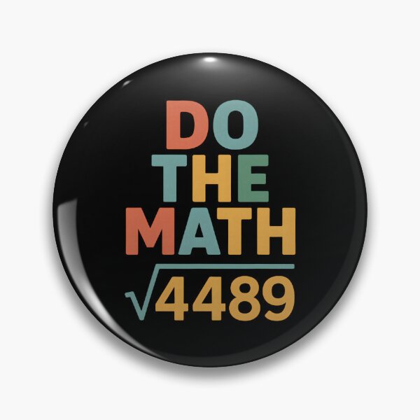 Item preview, Do The Math Four Four Eight Nine Funny Number  designed and sold by clarabersetart.